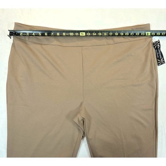 New Zac & Rachel The Ultimate Fit Pull on Straight Leg Dress Pants Womens Sz 24 - Picture 3 of 9